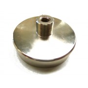 Neodymium Shallow Pot 60mm x 15mm Internal Threaded Post 